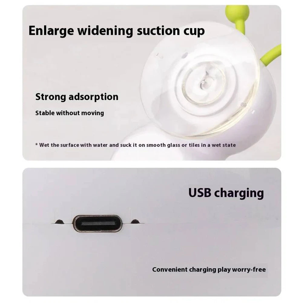 Intelligent Interactive Cat Stick Pro with Prey Tail Replaceable Automatic Swing Caterpillar Motion Activated Teasing Cat Toy