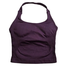 Women Backless Strappy Padded Seamless Sports Bra Gym Top