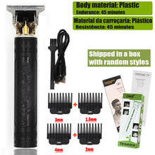 T9 Hair Clipper 0mm Barber Shaver Beard Trimmer Electric