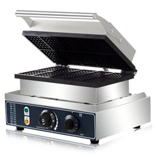 HPH2O Commercial Waffle Maker 10PCS Square Shape Waffle Machine 1550W Waffle NonStick Coating Baking and Dessert Maker