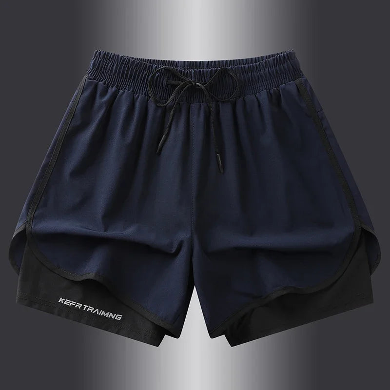 Unisex Sports Shorts Double Layer Anti Glare Summer 2025