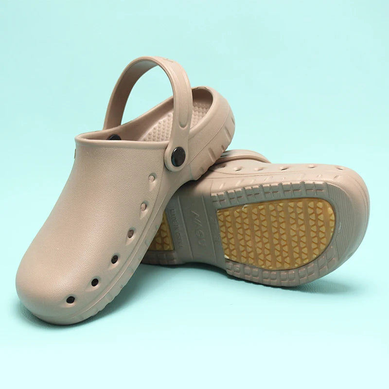 Doctor Scrub Clogs Light Nurse Slippers Medical Shoes Non-slip Dentist Surgical Shoes Soft Pet Hospital Scrub Clogs X09-05