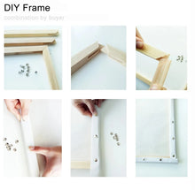 SDOYUNO DIY Frame Painting By Numbers Wooden Frame 40x50cm 50x65cm 60x75cm Combination Unique Gift Wall Art Picture Artworks