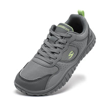 HOBIBEAR Unisex Wide Toe Sneakers Comfortable Walking Shoes Lace Up Outdoor Travel Breathable Running Sneakers