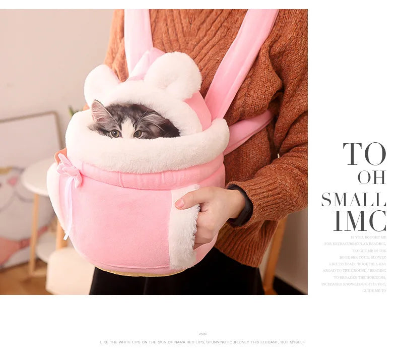 Cat Backpack Carrier with Bed Portable Bubble Window Pet Carrier, Airline Approved Soft-Sided for Small Dog, Travel, Hiking