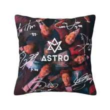 Custom Kpop Astros MJ Jinjin Cha Eun Woo Yoon San Ha Rocky Throw Pillow for Living Room Modern Cushion Cover Velvet Pillowcase