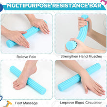 Flex Therapy Resistance Bar - Relieves Tendonitis Pain & Improves Grip Strength - Flexible Non-slip Material - Wrist Exerciser