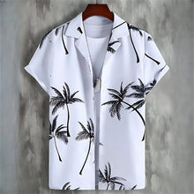 2026 Summer New Style Men's Short-Sleeved Shirt with 3D Pattern Printing for Street Casual Fashion Comfortable Soft Breathable