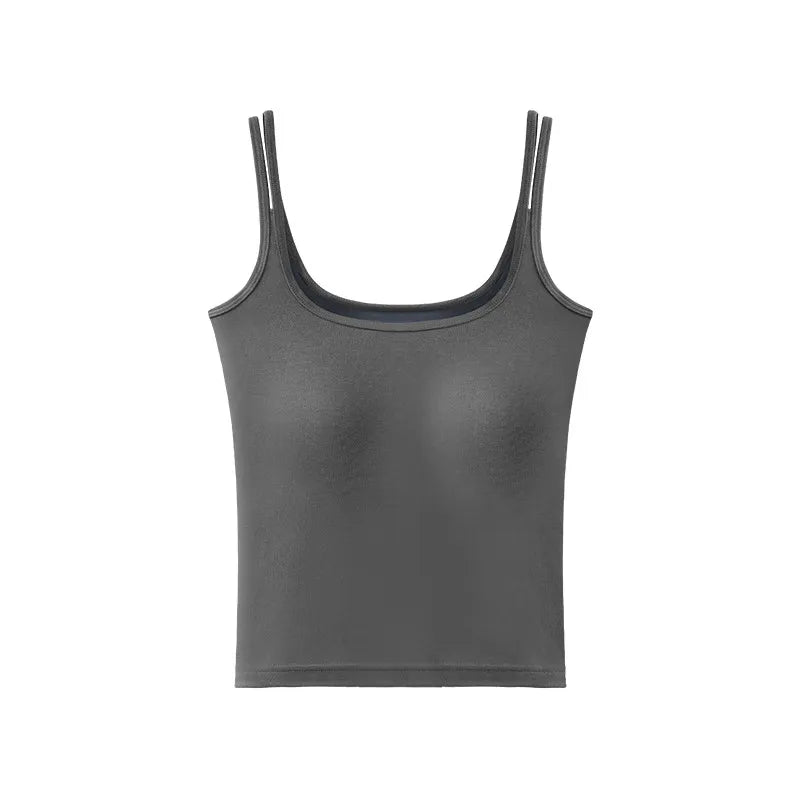 Womens Camisole With Built In Bra Tank Top For Layering