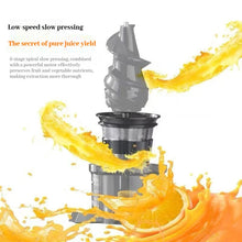 220V Cold Press Juicer Home Slag Separation Ginger Fruit Vegetable Juice Extractor Multifunctional Fruit Slow Juicer Automatic