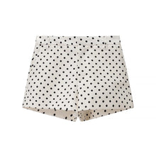 Fashionable Polka Dot Outerwear And Shorts Set Women's Autumn New Arrival Versatile Checkered Print Long Sleeve Polyester Fiber