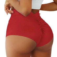 Womens Booty Shorts High Waist V Back Scrunch Workout Yoga Gym Shorts Dance Fitness Running Hot Pants Butt Lifting Rave Bottoms
