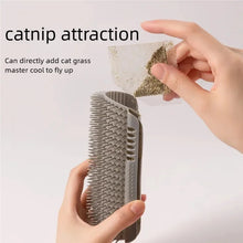 Pet Cat Corner Massage Brush Removable Self Scratching Comb Efficient Hair Removal Beauty Clean Grooming Supplies For All Cats