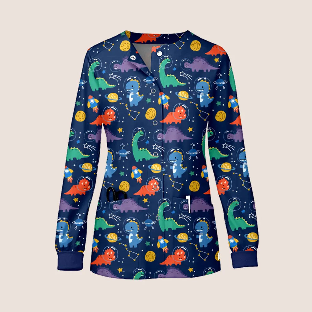 Women Men's Coat Medical Surgical Work Jacket Hospital Uniform Dentist Clinic Outwear Pharmacy Pet Shop Work  Nurse Uniform