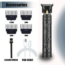 T9 Electric Hair Trimmer USB Shaver 0mm Bald Fade Portable