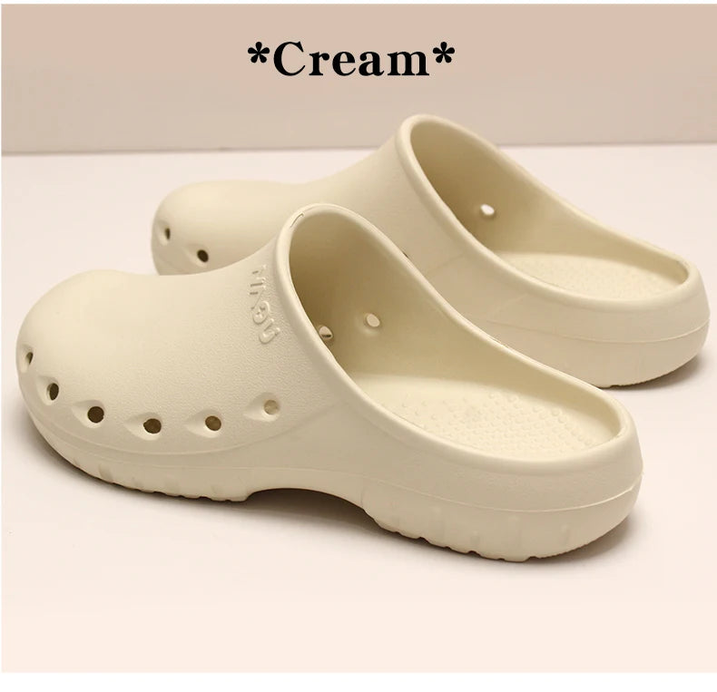 Doctor Scrub Clogs Light Nurse Slippers Medical Shoes Non-slip Dentist Surgical Shoes Soft Pet Hospital Scrub Clogs X09-05