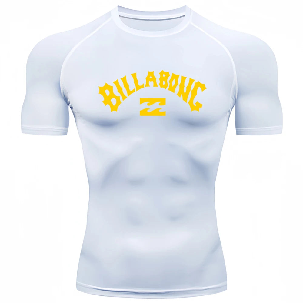 Male UV Protection Tights Rashguard Men short Sleeve Swimsuit Swim Rash Guard Quick Dry Surf T Shirt Swimming Diving Suits S-3XL