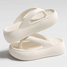 Height-increasing Platform Slippers Non-slip 5CM EVA Beach Sandals Soft Sole Anti-odor Women's Flip Flops Everyday Outfits