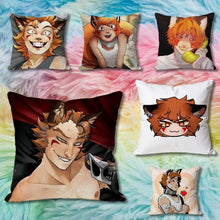 Y-YKMET S-Strade Ren Hana Various Sizes Square Pillow Case For Car Home Bedchamber Decor Custom Valentine gift