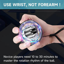 Auto Start Gyro Ball Wrist Ball Power Trainer Ball Strengthener and Forearm Strengthening Exerciser Home Gym Fitness Equipment