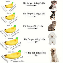 Large Dog Bed Cat Nest Winter Insulated Pad Removable Washable Thickened Pets Nest Banana Boat Dog Bed Cat Bed Pet Supplies