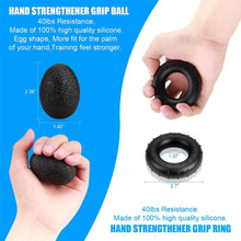 5-60Kg Adjustable Grip Strength Trainer with Finger Exerciser Hand Grip Strengthener for Muscle Building and Injury Recover