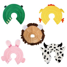 Soft Kitty Recovery Collar Sponge Flannel Cat Cosplay Elizabethan Collar Anti-licking Cute Dog Protective Neck Cone Stop Licking