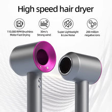 Six in One Hair Dryer with Negative Ions Air Wrap Curlers