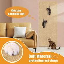 Cat Carpet Cat Scratching Mat Trimmable Self-Adhesive Carpet DIY Climbing Scratcher Scratch Furniture Protector Covering Posts