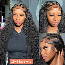40 42 Inch Curly Lace Front Human Hair Wigs For Black Women Pre Plucked Transparent 13x4 Deep Wave Frontal Wig 13x6 Hd Lace Wig