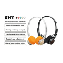 In Stock FiiO EH11 Retro Wireless Headphones Small HIFI Over-Ear Design Headset Lightweight Mechanical Shell Bluetooth Headphone
