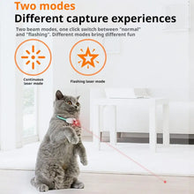 Smart Laser Cat-teasing Collar Laser Rechargeable Auto Infrared Interactive Pet Kitten Toys for Relieve Anxiety Pet Supplies