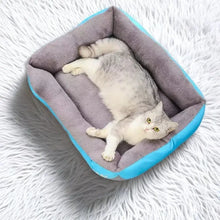 Large Plush Dog Bed & Cat Mat, Deep Sleeping Warm Soft Cushion, Calming Pet House for Small Dogs, Puppy, Chihuahua