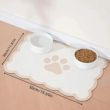 Pet Feeding Mat Absorbent Anti-Slip Dog Bowl Mat Diatomaceous Earth Pet Mats for Water and Food Bowl