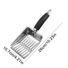 Pelle à litière pour chat avec long manche en métal, outil de nettoyage pour excréments d'animaux, accessoires pour animaux de compagnie