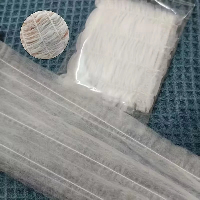 20/50/100pcs Disposable Spa Headbands Soft Non- Elastic Facial Hair Bands For Sauna, Facial Cleansing, Skincare & Makeup