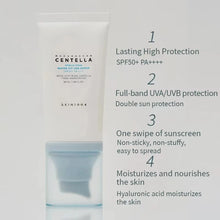 SKIN1004 Centella Hyalu-Cica Skincare Set – Face Moisture Cream 75ml + Sunscreen SPF50+ PA++++ 50ml, Deep Hydration & Sun Care