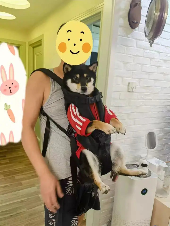 Chest Pet Bag Wrapping Large Dog Backpack, Convenient to Carry when going out, New Product