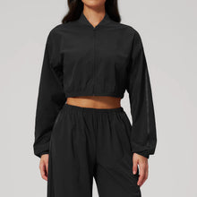 Yoga Long Sleeve Fitness Coat Sunscreen Top Stand Collar