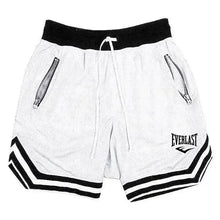 2026 EVERLAST Fitness Sports Basketball Shorts Men's Summer Casual Loose Breathable Mesh Shorts Fashion Hip Hop Sweatpants