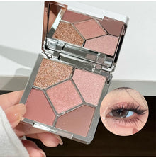 5 Colors Eyeshadow Palette Purple Glitter Pearlescent Matte Eye Shadow Shimmer Makeup Long Lasting Women Beauty Eye Cosmetics