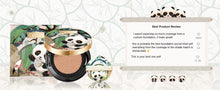 CATKIN Panda Land Full Coverage Cushion Fondation, Breathable Hydrating Nourishing Poreless Face Makeup Save for Sensitive Skin
