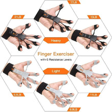Hand Grip Strengthener Physical Tools Guitar Finger Trainer Training and Exercise Gym 6th Level Resistance Gripster Expander