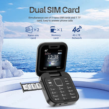 SERVO i16 Pro 4G LTE Mini Flip Mobile Phone Dual SIM Standby Call Recording Speed Dial FM Radio Blacklist Small Fold Cellphones