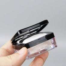 Boîte à poudre vide portable mini 5g avec tamis, pot à poudre libre carré avec houppette, récipient cosmétique de voyage avec tamis