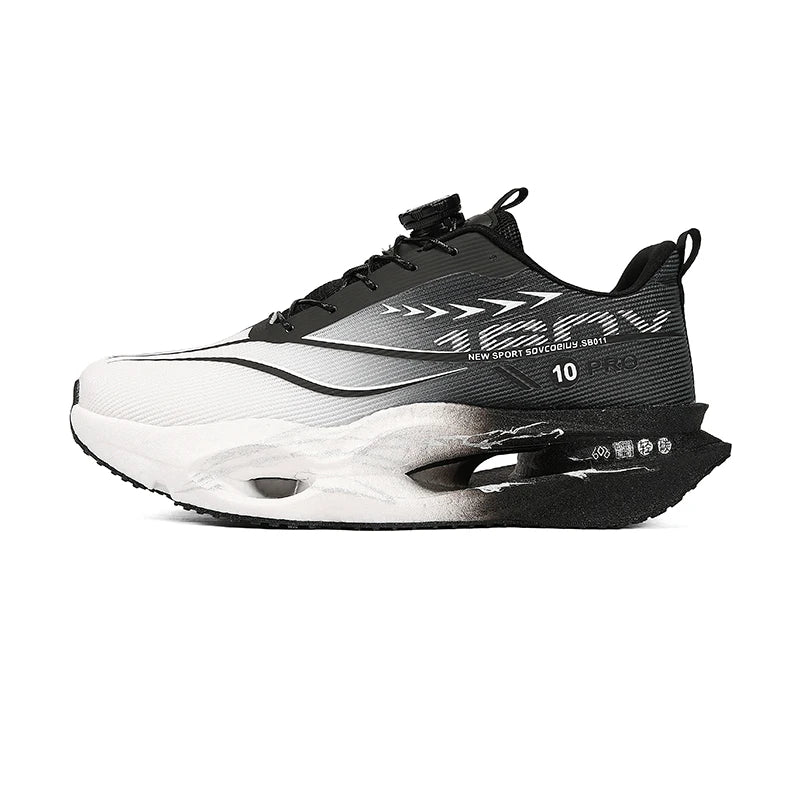Unisex Sports Shoes Soft Rebound Thick Sole Lightweight Professional Running Fashionable Mesh Breathable Training Shoes for Men