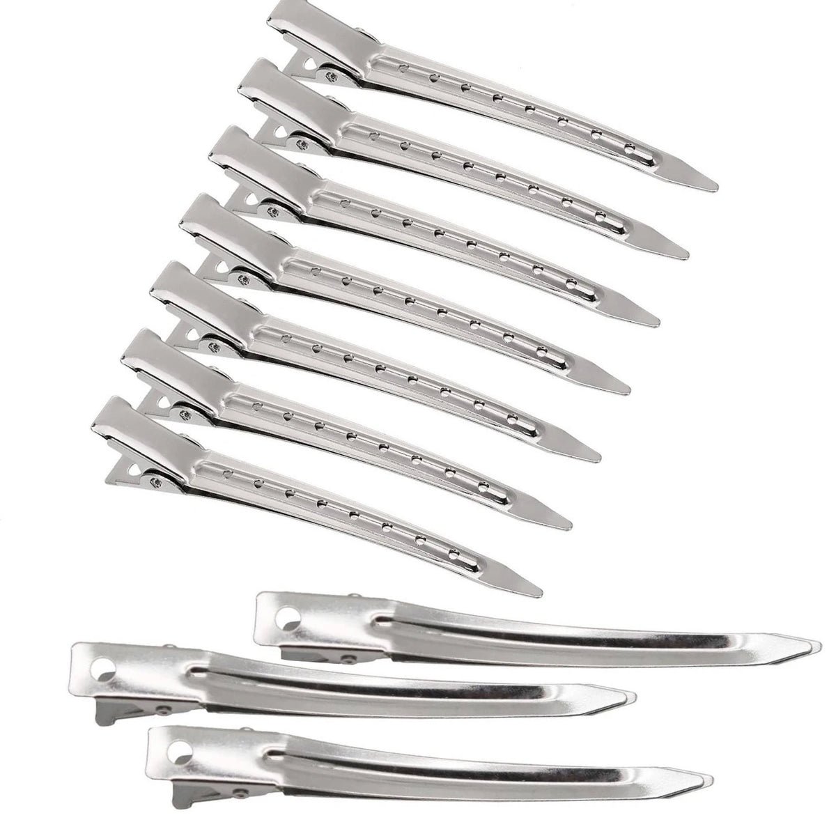 Lot de 10/20 pinces à cheveux professionnelles sans trace pour salon de coiffure, sans pli, sans courbure, outil de coiffure