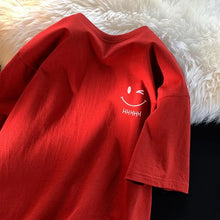 T-shirt à manches courtes imprimé, tendance et décontracté, style unisexe, coupe ample, grande taille, pour femmes et hommes