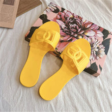 2026 Summer New Women's Flat Flat Comfortable Casual Fashion Versatile Hollow Slippers