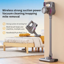 Aspirateur balai sans fil 15000Pa forte aspiration 2 en 1 léger pour tapis, parquet, poils d'animaux et nettoyage de voiture